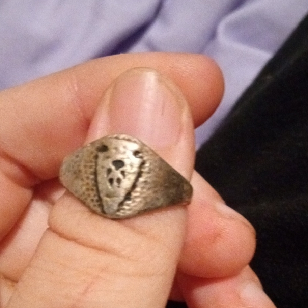 Silver Textured Ring